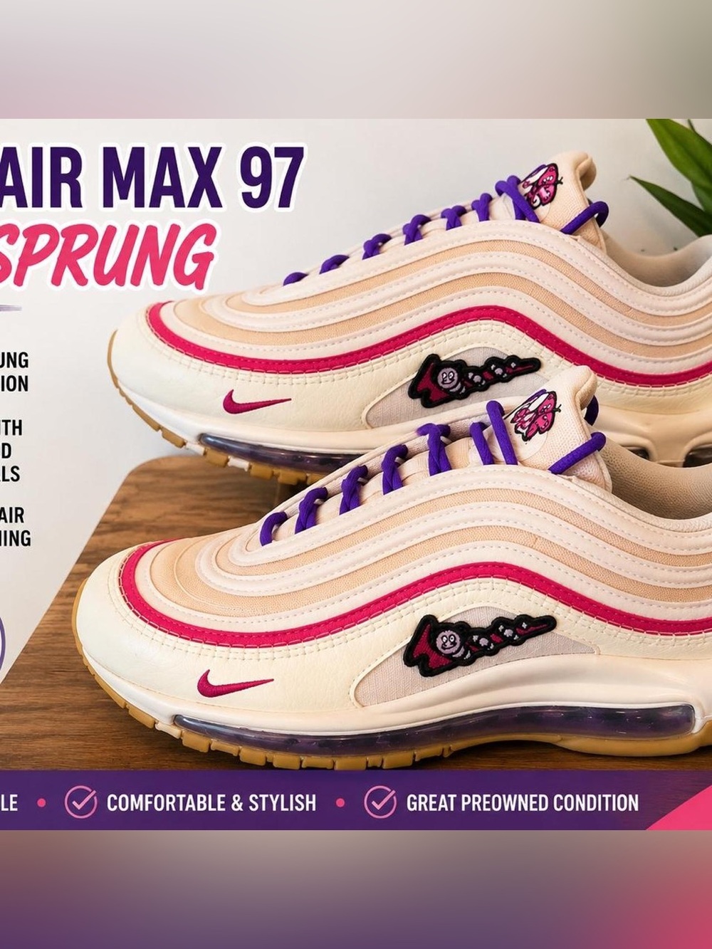 Nike Men’s Air Max 97 Sprung 🍄 size 9.5